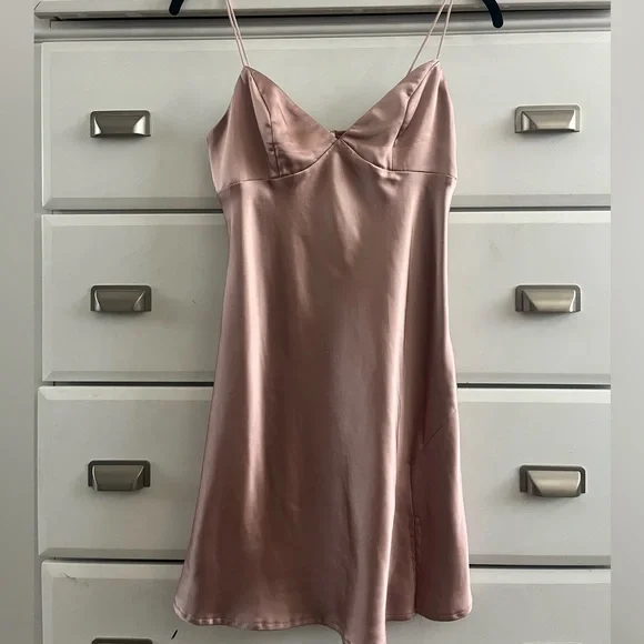 strapless open back dress Stargazing Mini Dress Blue Floral